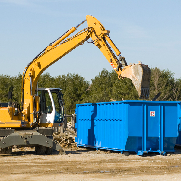 can i choose the location where the residential dumpster will be placed in Shauck Ohio